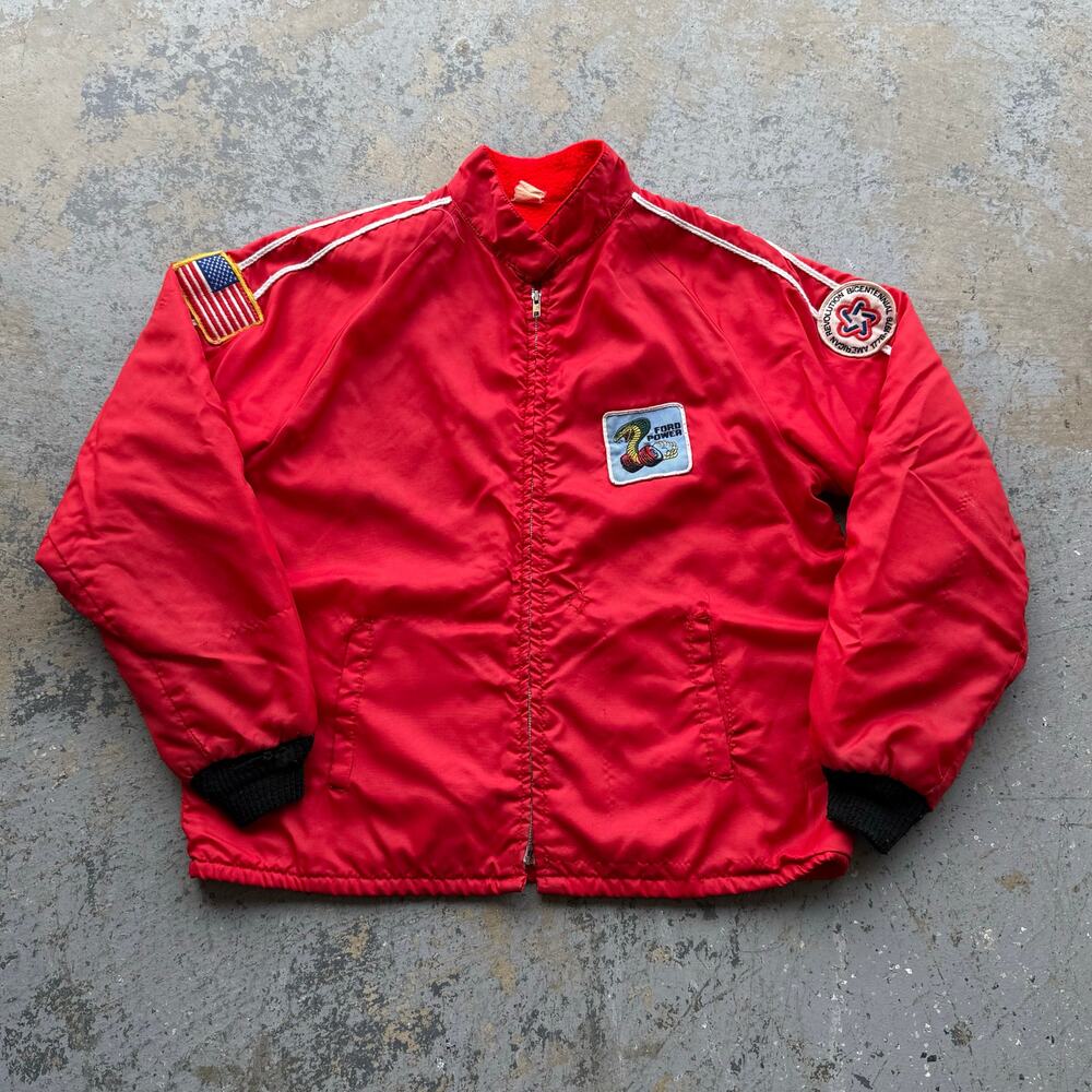Vintage 1970’s Ford Cobra Mustang Racing Jacket Nylon